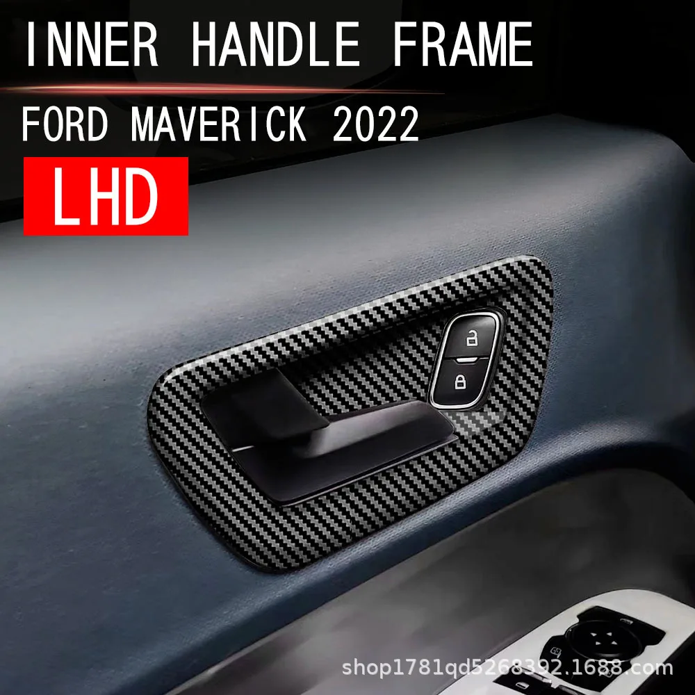 

ДЛЯ Ford Maverick 2022, внутренняя рамка ручки, материал ABS, модификация интерьера автомобиля, автомобильные аксессуары