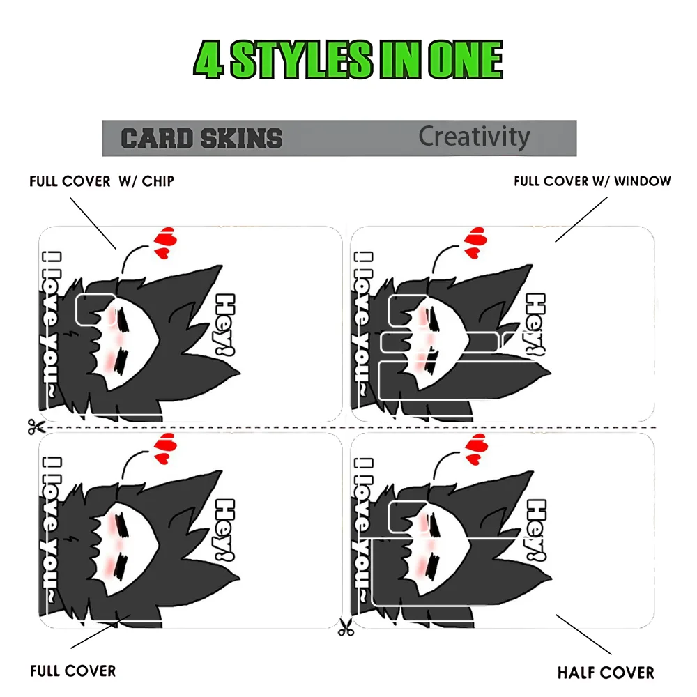 Puro Game Changed Stickers Cartoon Credit Card Visa Debit Bank Charge Card Bus Metro Waterproof