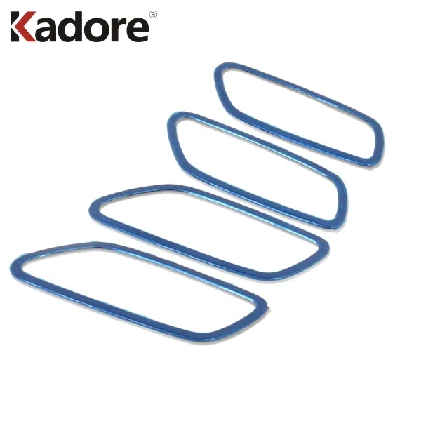 For Kia Rio 4 X-line 2018 2019 Carbon Fiber Interior Door Handle Cover Trims Protection Sticker Car Styling Accessories