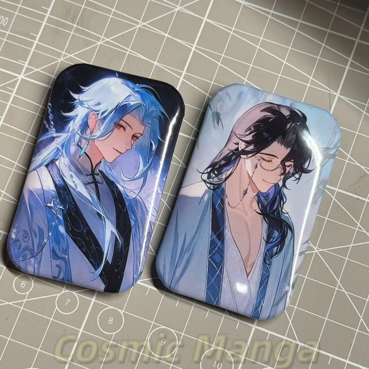 Game Il Dottore Pantalone Genshin Impact Anime Cosplay Handsome Badges Anime Button Pin Cartoon Brooch Halloween Birthday Gift view 2