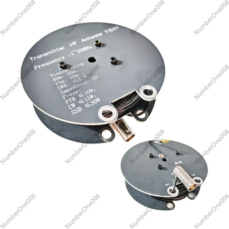 T1207 HF Shortwave Antenna, Portable Edition Inverted V Horizontal Balun for Outdoor Ham Radio Communication