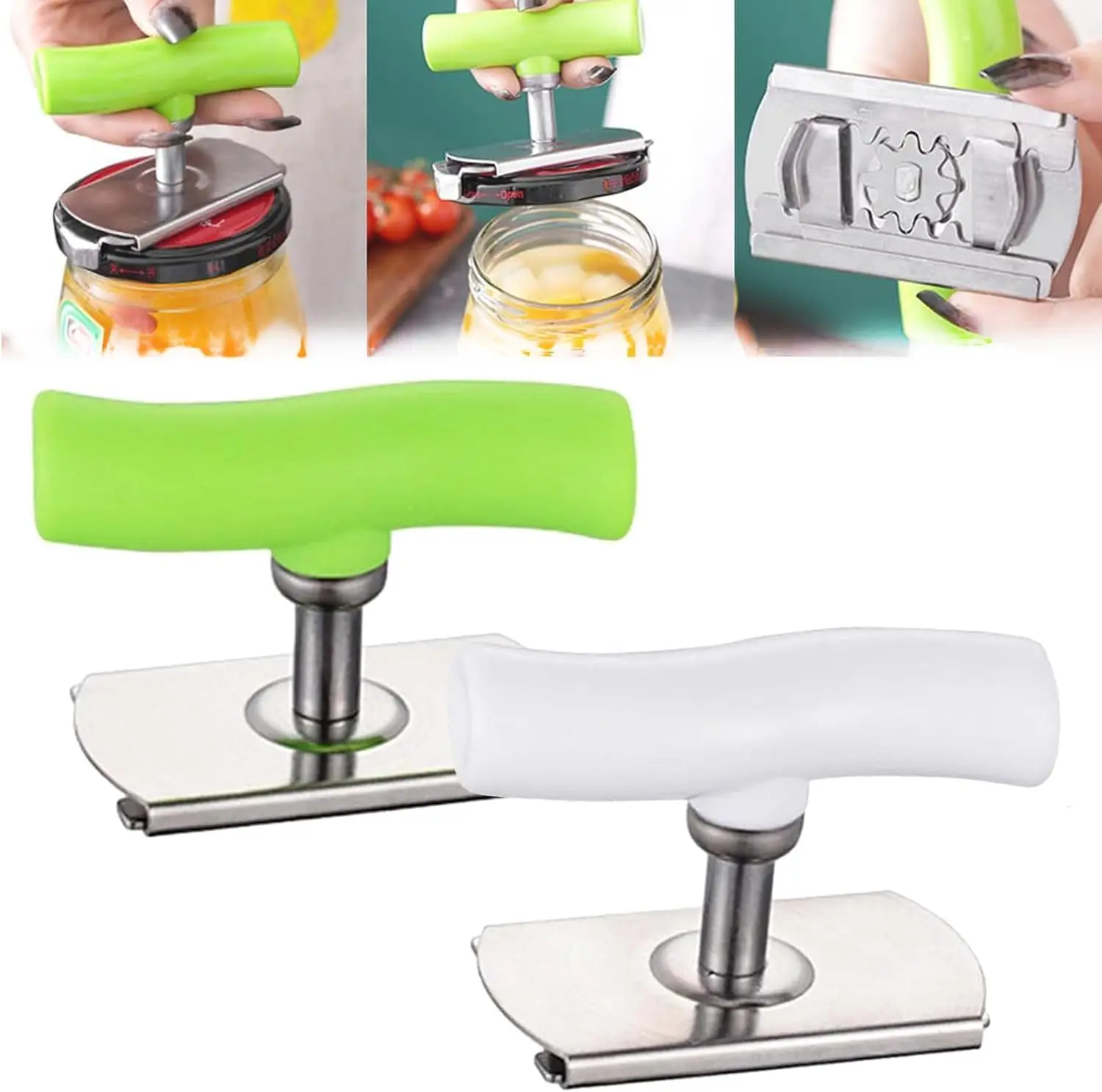 

Открывалка для банок с легким артритом, открывалка для банок для слабых рук, открывалка для крышек и открывалка для банок, легко открывающаяся регулируемая ручка для банок