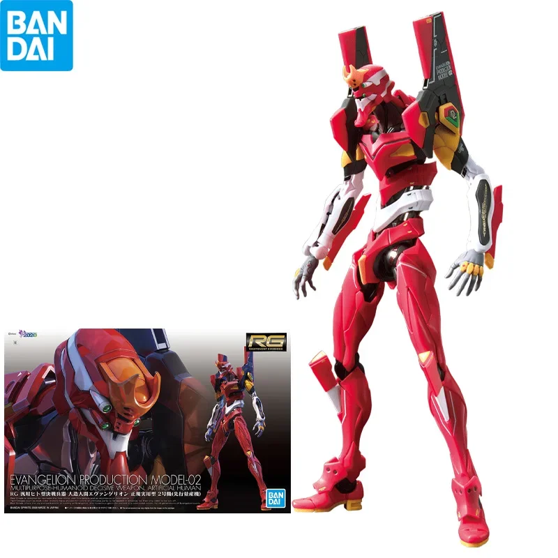 

In Stock Bandai Rg Neon Evangelion Movie Unit-02 Original Genuine Anime Figure Model Action Toys for Boy Figures Collection Doll