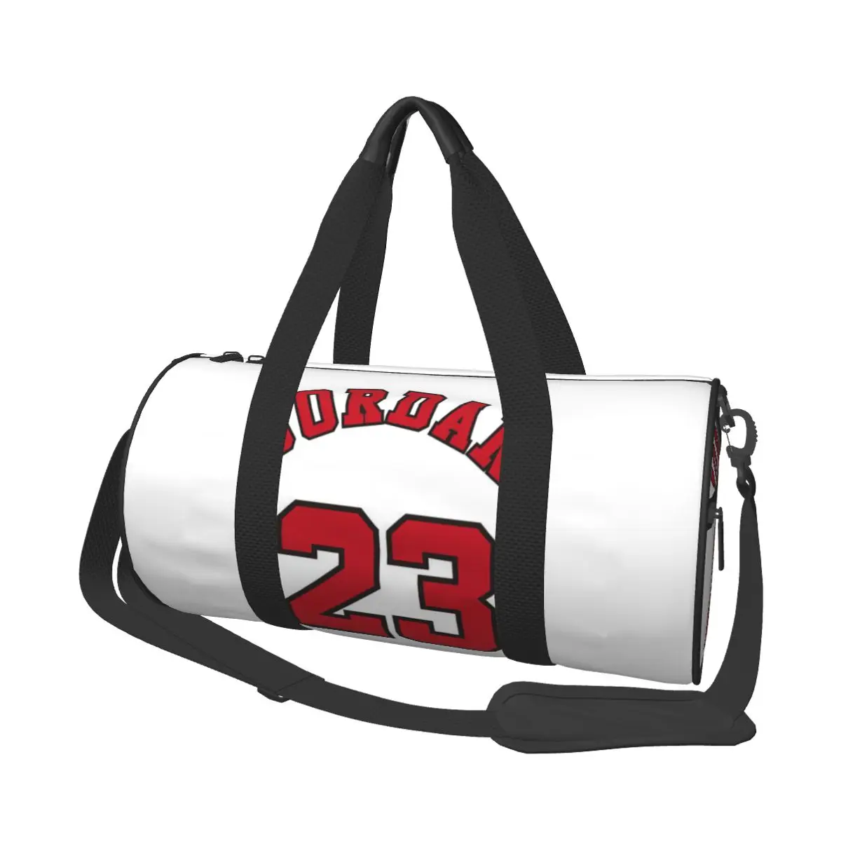 MJ-Jordan 23 Basketball Sport Round Large Capacity Travel Duffel Bag Tote Large Capacity Weekender Gym Sport Holdall