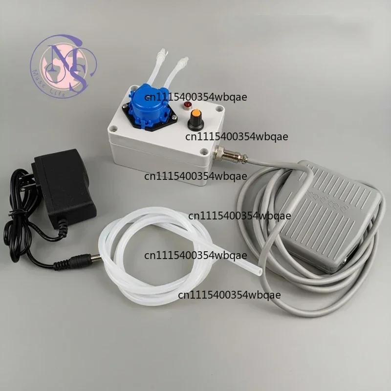 ZOCI-FOR-Mini Peristaltic Self Priming Circulation Metering Pump Food Grade 10-70ML Adjustable With Foot Switch Lab Parts