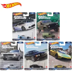 Hot Wheels-Jouets de voiture Fast and Furious Premium pour garçon, modèle moulé sous pression, BMW M5 Lamborghini Gallardo Toyota Supra, original, 1/64