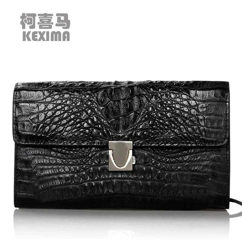 

keximayuanyu Crocodile leather bag men Crocodile bagThailand imported large capacity male hand bag business men bag