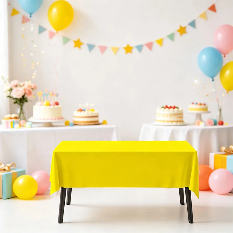 Servilletas Impresas Coloridas de Papel Resistente, Toalla Amarilla, Decoración para Copas de Vino, Mantel Individual para Fiestas de Cumpleaños