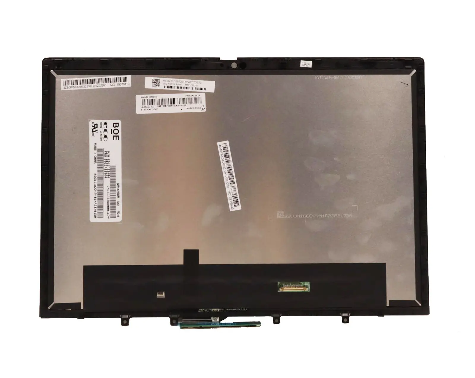 New Original For  ThinkPad L13 Yoga Gen 3 Lcd Touch Screen Assembly RGB 5M11F25319 5M11F25320