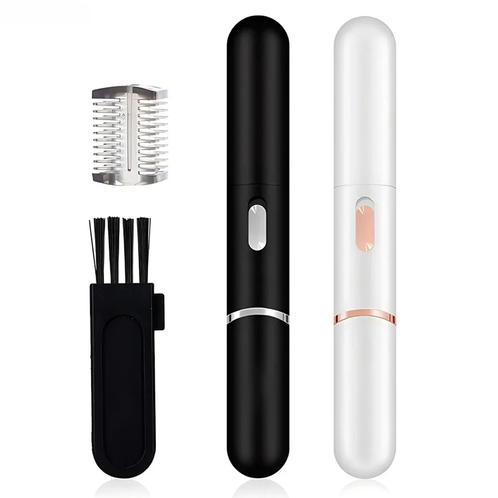 Aparador de sobrancelha elétrico automático das mulheres olho sobrancelha shaper navalha rosto removedor de pêlos feminino barbeadores de sobrancelha lápis faca de bolso