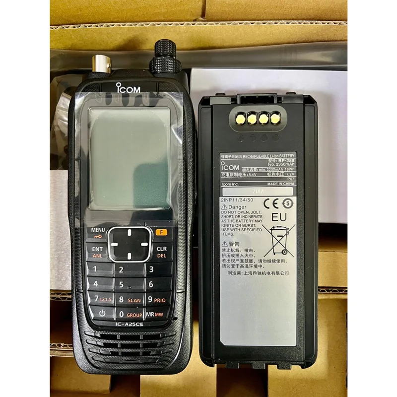 Icom Original HT Инкорпорационная рация IC-A25N воздушная рация с GPS Bluetooth VOR IC-A25 IC-A25CE