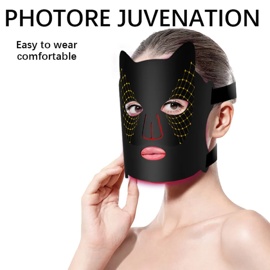 4 Colors Led Light Facial Mask Photon Light Therapy