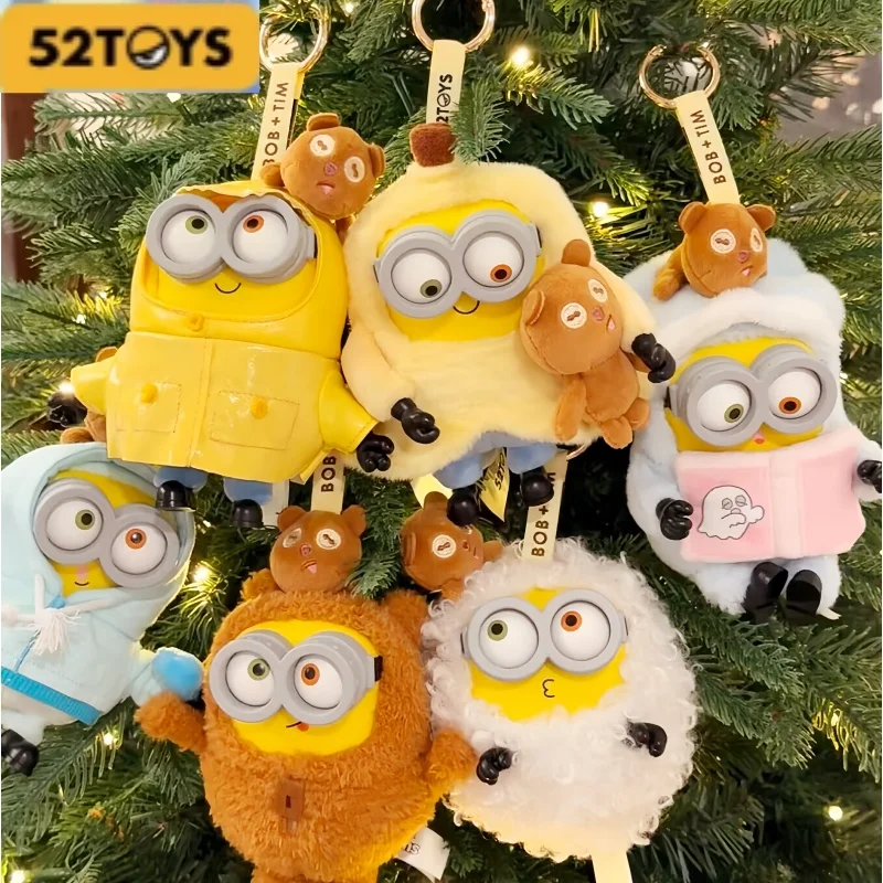 

Новые оригинальные 52 игрушки Bob & Tim Minions Better Toggther Series, модная слепая коробка, игрушки, коллекционные куклы Kawaii, брелок, орнамент, подарки