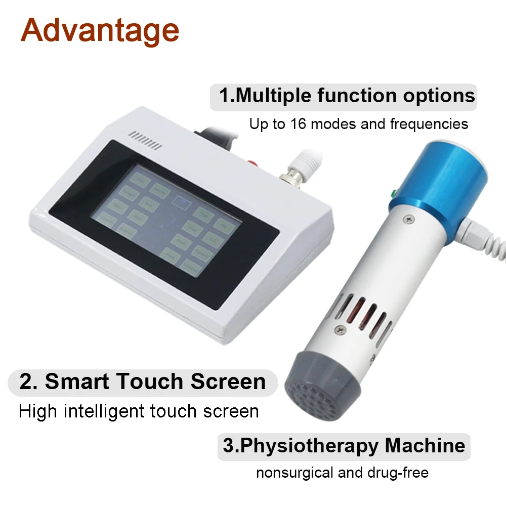 Shockwave Therapy Machine 300MJ Massage Body ED Treatment Shock Wave Equipment Pain Relife Deep Massage Relieve Cervical Joint