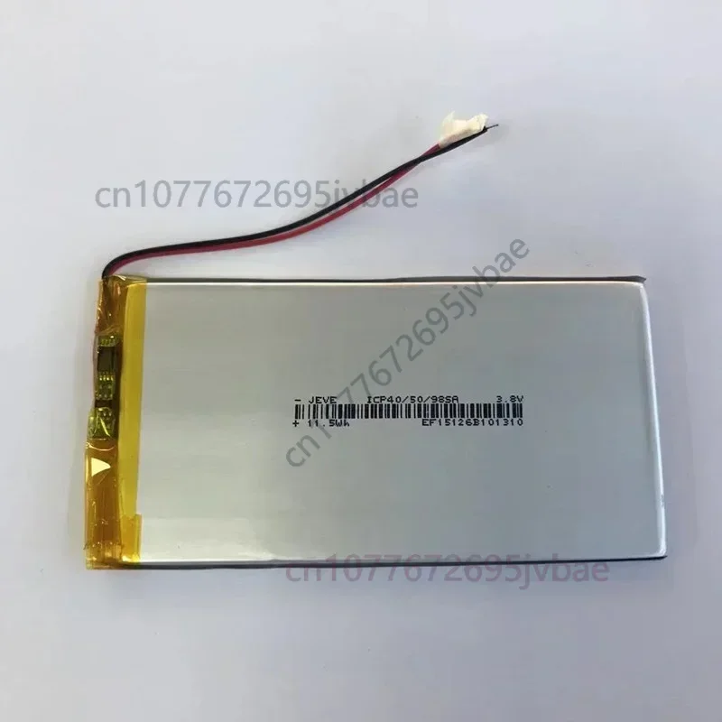 Replacement 405098 Polymer Li-Po Battery 3100mAh 3.8V High Voltage for Mobile Phones & LED Lights