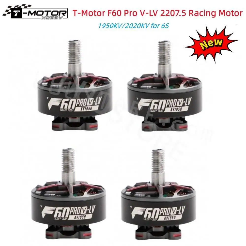 1/2/4PCS T-motor F60 PRO V-LV 1950KV/2020KV 5inch 5-6S Brushless FPV Motor T5146/T5147 Props for RC FPV Racing Drone