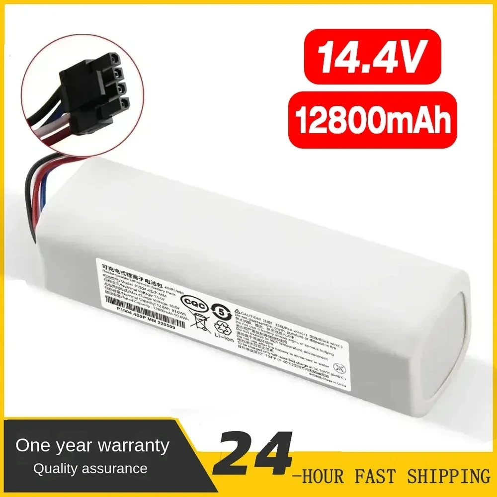 

100% Original Battery for Dreame Robot Vacuum Mop Cleaner D9 F9 L10 L10 Pro 6500mAh Lithium-ion Battery Pack 4INR19/66-2