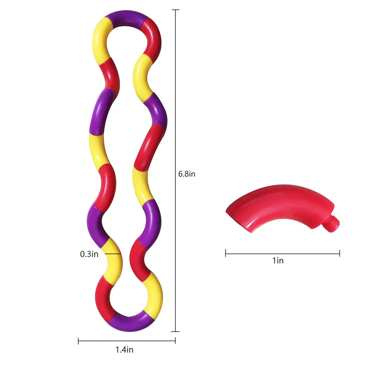 4Pcs Fun and Educational Twist Music Puzzle Toys for Kids-Vent Deformation Rope Knot Pressure Children Toys Gift image 6