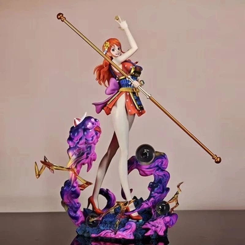 

30cm Lk Studio One Piece Anime Figure Nami Figures Ghost Island Samurai Pvc Collection Statue Model Ornament Toys Birthday Gifts