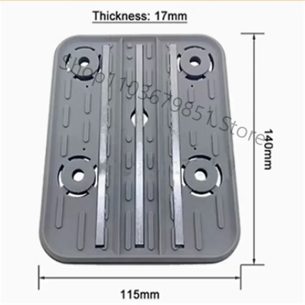 

140*115*17mm CNC machining center CNC vacuum suction cup adsorption block rubber foot pad woodworking CNC accessories 140*115*17