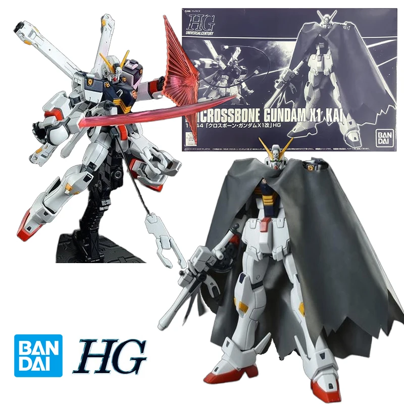 

Bandai Namco PB HG 1/144 Crossbone Gundam X1 Kai 14Cm Anime Original Action Figure Model Kit Assemble Toy Gift Collection