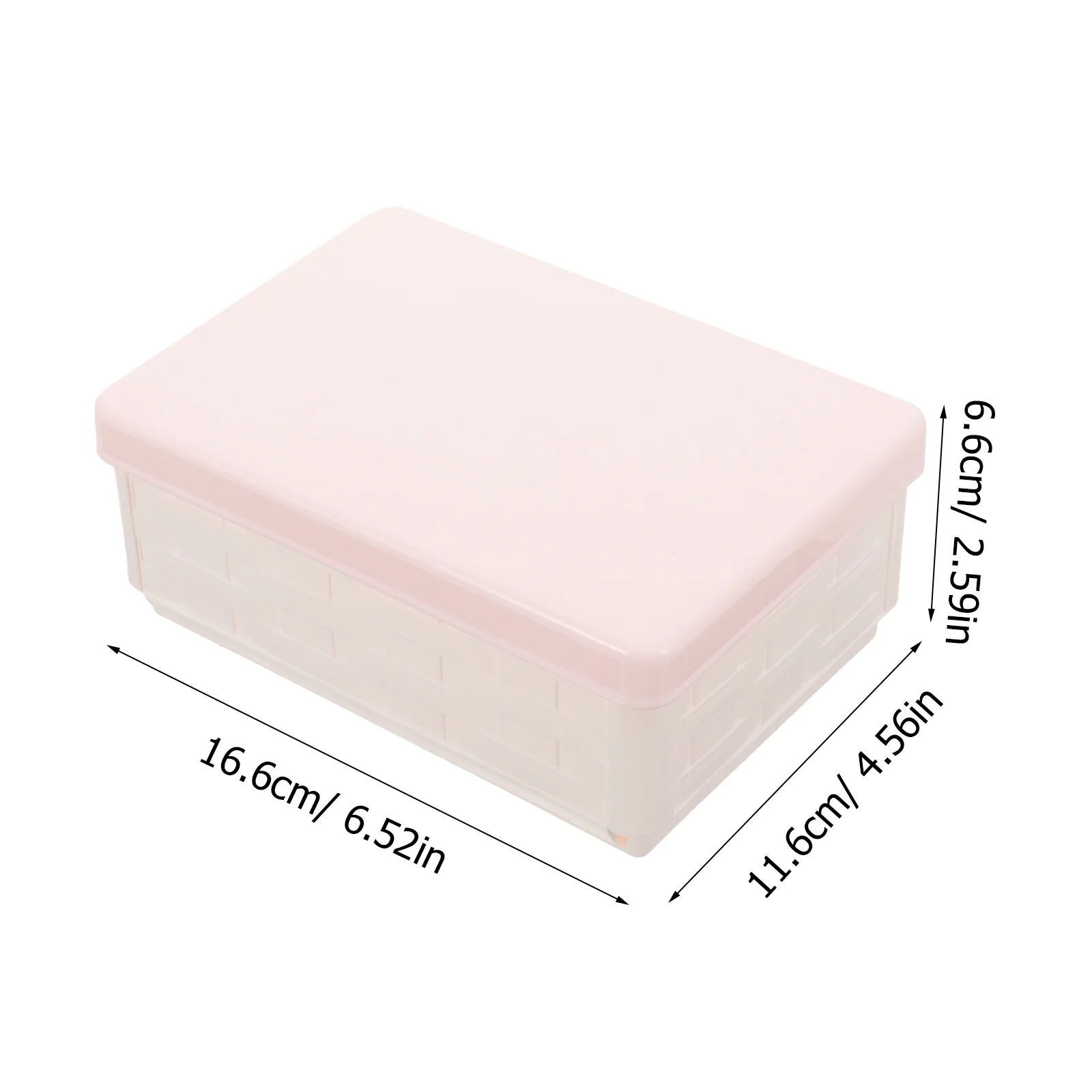 Kotak Penyimpanan Serbaguna Plastik untuk Kantor, Belajar, Dapur, Wadah Penyimpanan Plastik Kecil dengan Tutup