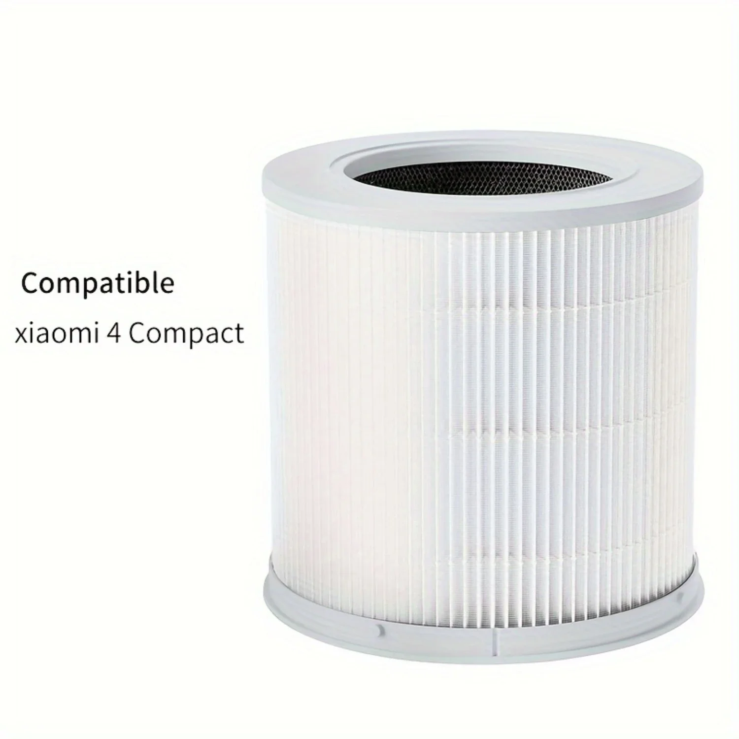 Compact Smart Air Purifier Compatible with 1pcs,H13 Triple Filtration Activated Carbon 2-in-1 HEPA Filter Net for Air Purificati