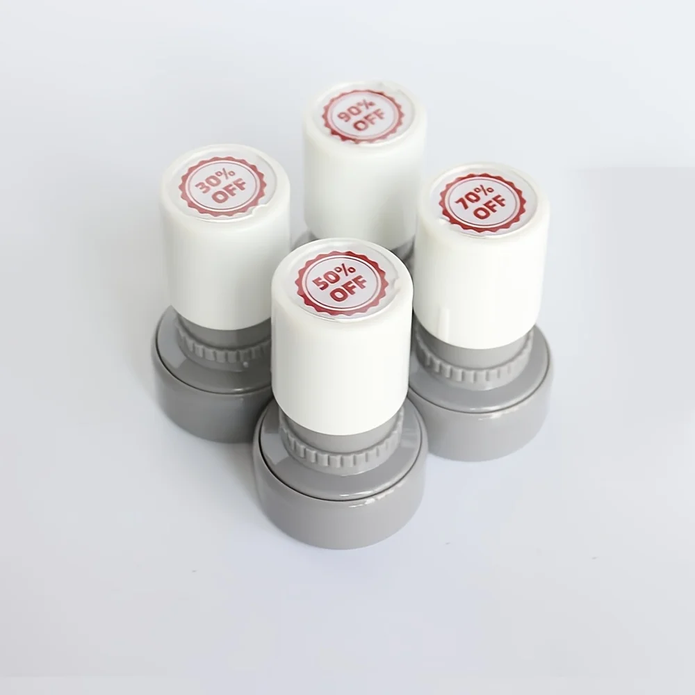 Color pre printed discount circular office business seal, suitable for pricing, store promotion marketing