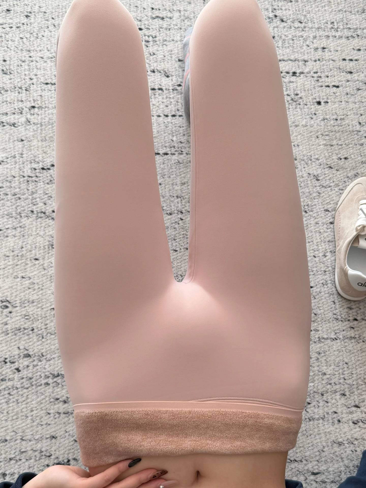 High Waist Thiened Camere Silk ark Skin Yoga Pants Women's Outerwear ey Winter New Sle Warm Base Layer Trousers