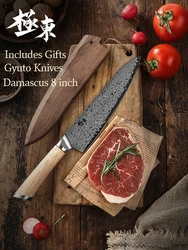 67-layer steel VG10 Damascus kitchen knife chef Knives Gyuto Santoku Cleaver Paring Steak Slicing Utility Boning Salmon