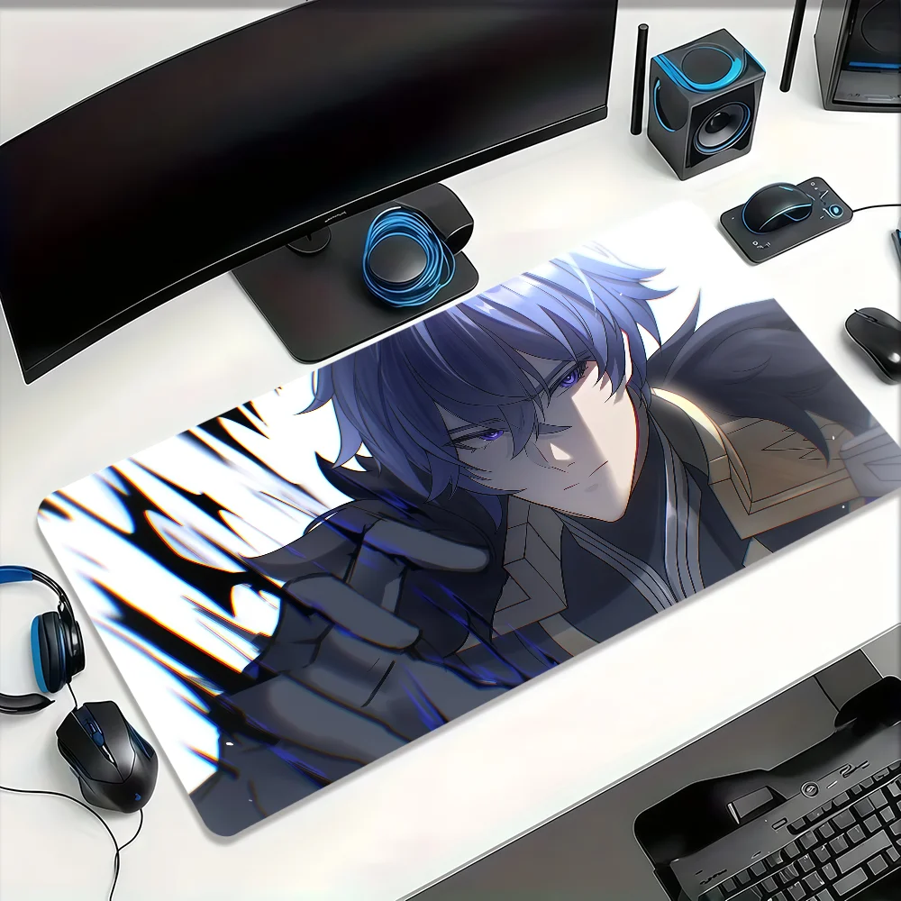Valeriy Genshin Impact Mouse Pad Non-slip Lockedge Gaming Desktop MousePad Large Thickened Comfort Office Student