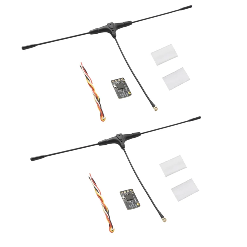 

VO-2PCS ELRS NANO 915Mhz RX Receiver EXPRESSLRS Nano Long Range Receiver For RC FPV Long Range Racing Drone Quadcopter