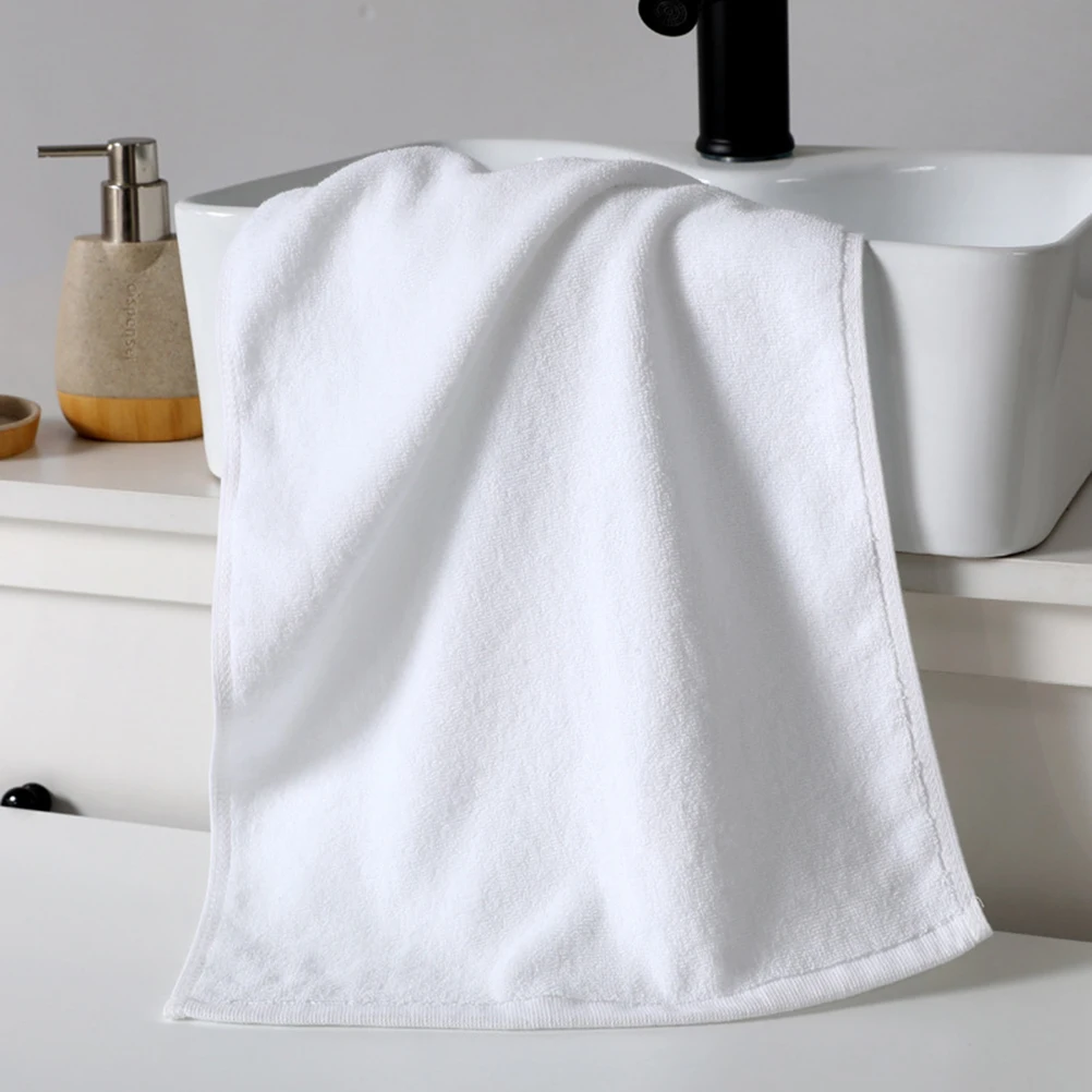 4 pçs 35x75cm algodão puro engrossado macio absorvente toalhas de banho facial para hotel spa casa ginásio rosto lavagem toalhas de algodão