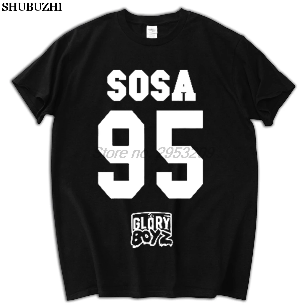 Sosa Glory Boyz Glo Gang GBE men T Shirt Hip Hop  Cotton top Tee