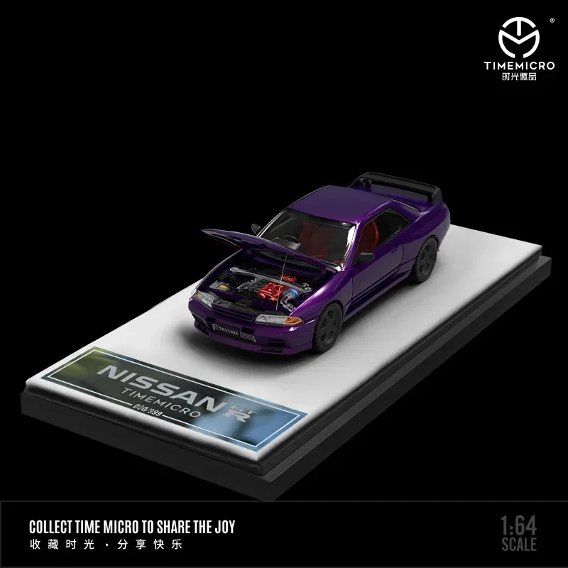 TIME MICRO 1:64 Gtr32 capa aberta edição limitada modelo de carro fundido