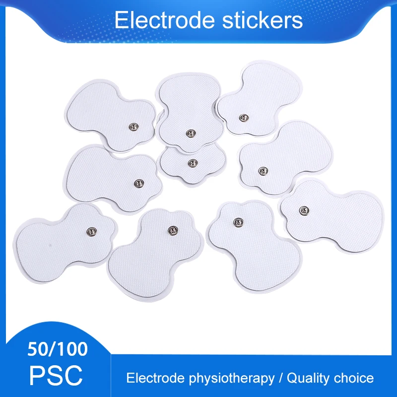 50/100pcs Tens Electrode Pads Adhesive Gel Pads Body Therapy Massager Ulse Pad Acupuncture Massager Electro Sticker New