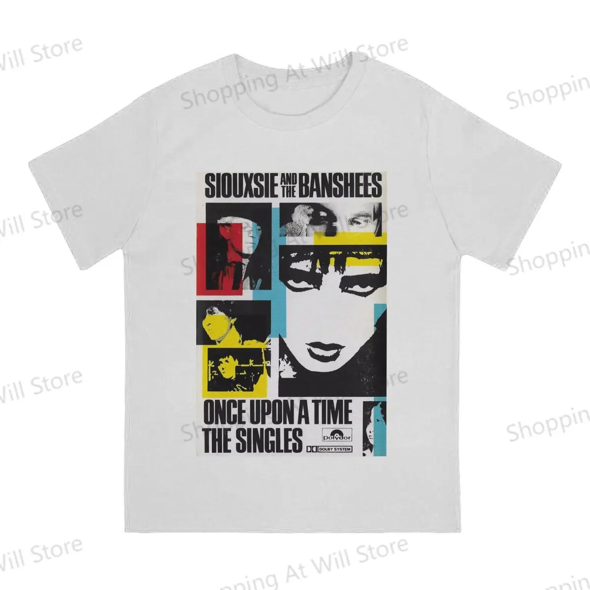 Tops 100% Cotton Fun Fashion Siouxsie And The Banshees Men's and women's T-shirts  O neck short sleeved Tshirt