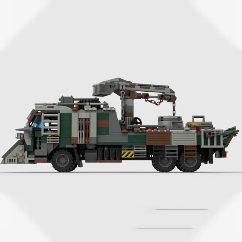1234pcs MOC Apocalyptic Apocalypse-style Transporter Cars Model Building Blocks Christmas Gifts Construction Toys Collection DIY