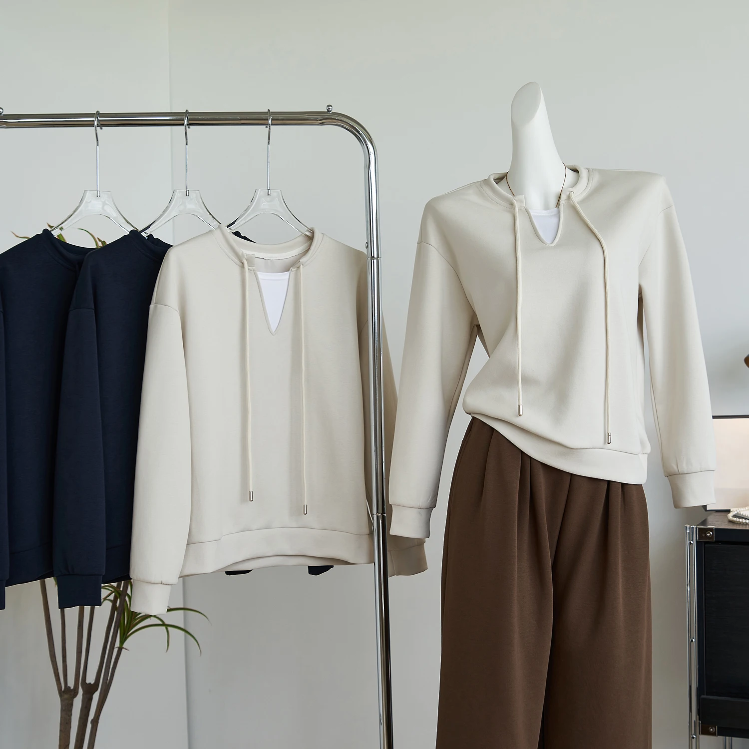 Vrouwen Losse Hoodie Mode Oversized Hoodies Casual Veelzijdige Luie Stijl Lange Mouw Sweatshirt Herfst Winter Nieuw