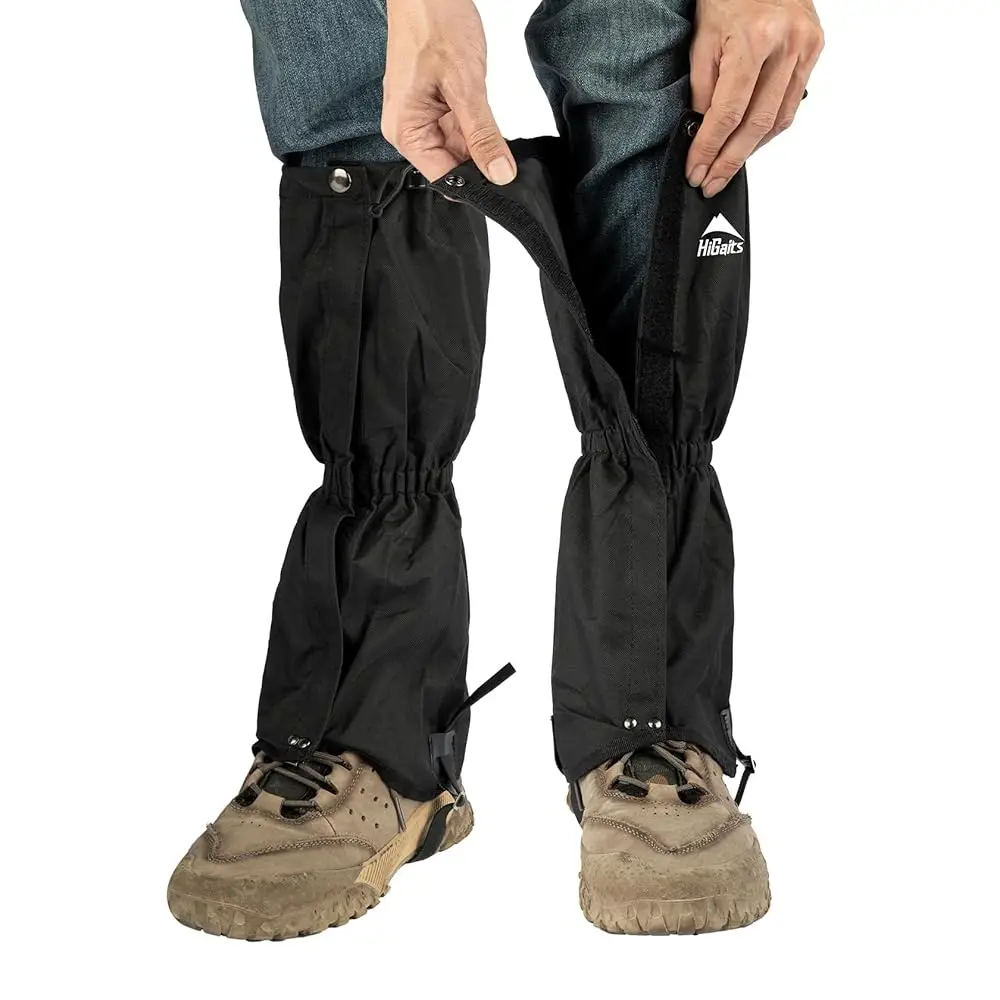 

Гетры для ног мужские и женские, водонепроницаемые, регулируемые, для походных ботинок, для альпинизма, охоты, треккинга, снегозащитные гетры