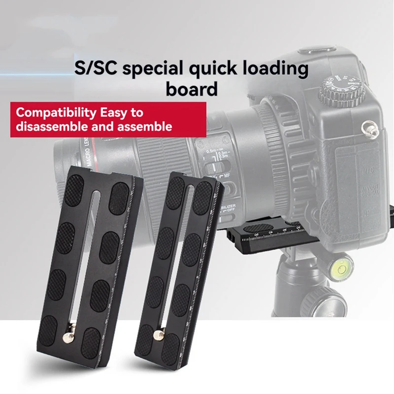 120 มม. กล้อง Mount Quick Release Plate มาตรฐาน 1/4 นิ้วสกรู Quick Release Plate สําหรับ DJI Ronin