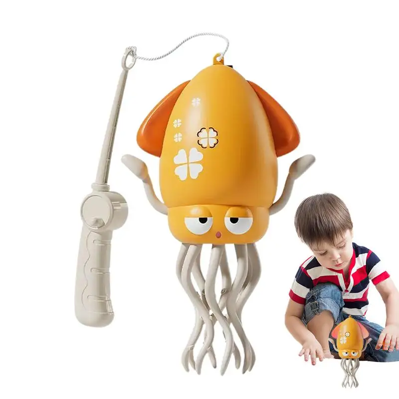 

Crawling Toys Electric Octopus Toys Crawling Obstacle Avoidance LED Lights Musical Electronic Robotics Interactive 8-Leg Action