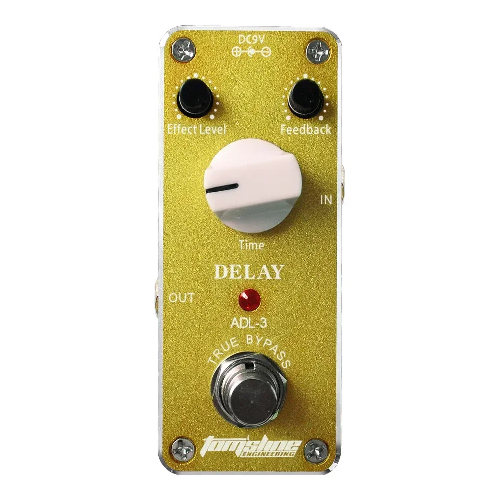 AROMA Dealy Electric Guitar Effect Pedal Tom'sline Mini Delay Effect True Bypass Pedal ADL-3 Electric Guitar Accessories & Parts