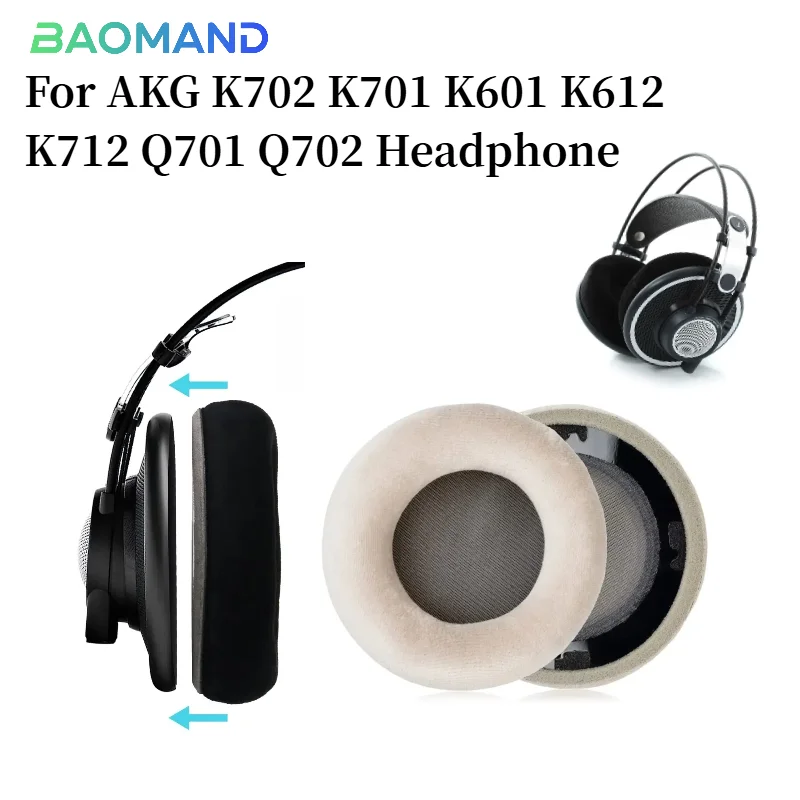 

Replacement Earpads For AKG K702 K701 K601 K612 K712 Q701 Q702 Headphones Softer Protein Leather Earpads High Quality Earpads
