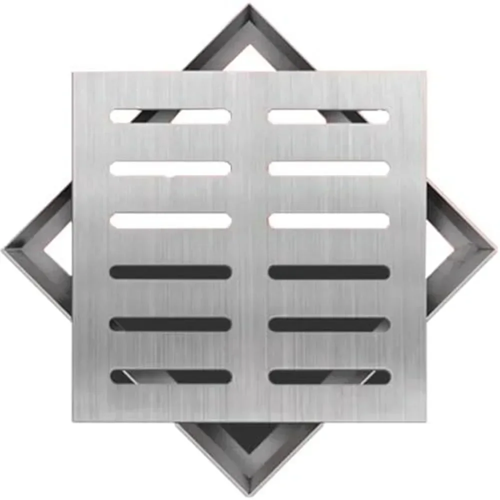 

Load Bearing Drain Cover Stainless Steel Drain Outdoor Drain Cover Square Drain Cover Double Row Holes Load-Bearing Capacity
