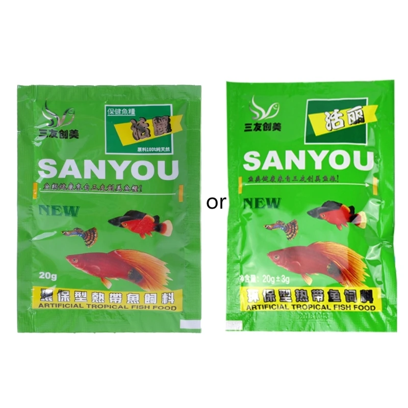 LXAF Small Fish Food Tropical Goldfish Nutrition Healthy Delicious Feeding Supplies for Home  Fish for Tank Aquarium Professi