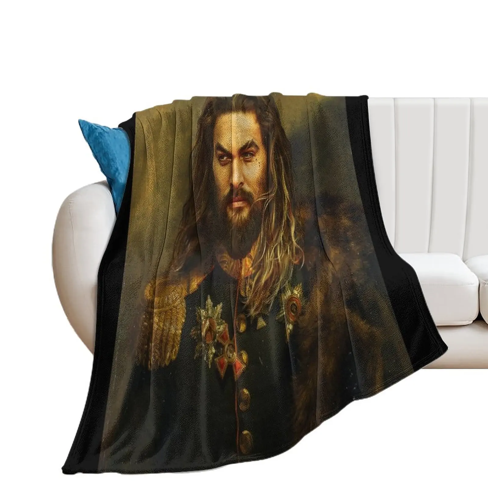 

Jason Momoa - replaceface Throw Blanket Luxury Thicken Decorative Beds Blankets For Baby Decorative Sofa Blankets