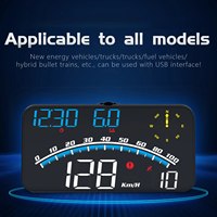 HUD G10 Head up Display for Car Uniserval Digital Speed Meter Gps Speedometer MPH Kmh Projection with Holder Auto Interior Parts