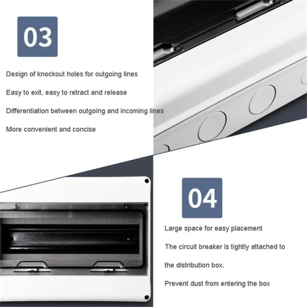 

3/5/8/12/18-контактная электрическая распределительная коробка, защита IP65, распределительная коробка, пылезащитная настенная брызгозащищенная коробка