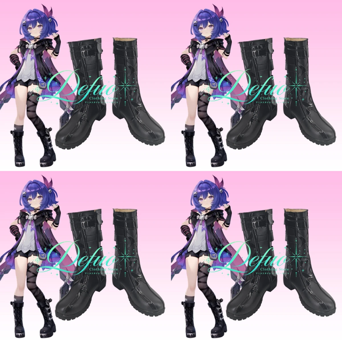 Fantasy Game Character Bruny Cosplay Shoes Custom Boots Adventure Convention Roleplay Performance Footwear
